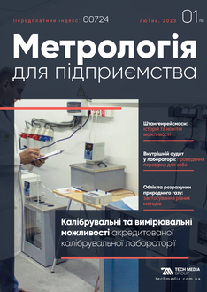 Калібрувальні та вимірювальні можливості акредитованої калібрувальної лабораторії